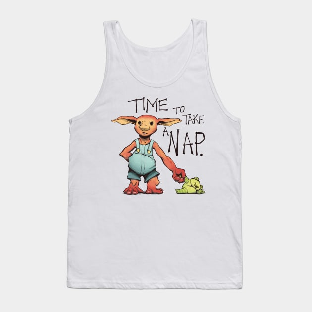 Time to Take a Nap Tank Top by Josslyn-Hagen